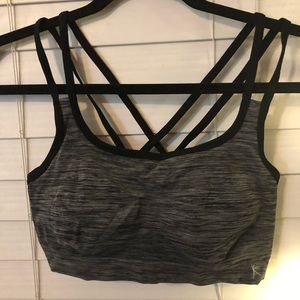 Danskin grey sports bra